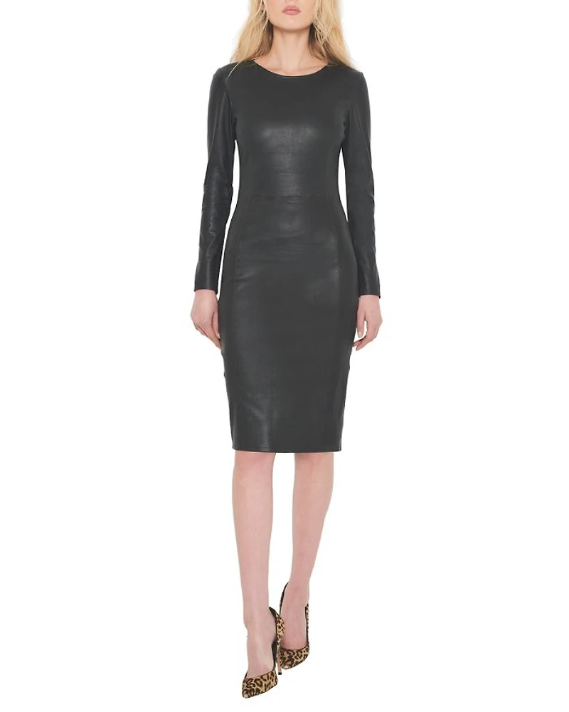 Mrs Smith Stretch Leather Dress
