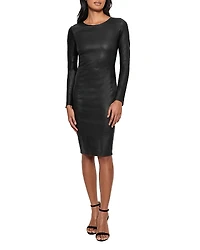 As by Df Mrs Smith Stretch Leather Dress