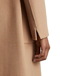 Lucia Wool Blend Double Breasted Blindseam Coat