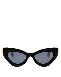 FF Diamond Cat Eye Sunglasses, 52mm