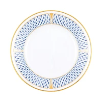Herend Art Deco Blue Bread and Butter Plate