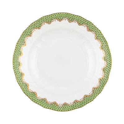 Herend Fish Scale Evergreen Dessert Plate