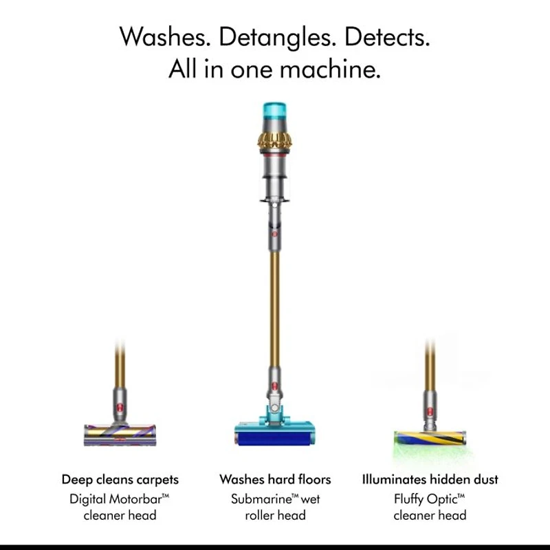 V15s Detect Submarine™ Absolute Wet & Dry Vacuum Cleaner | Gold