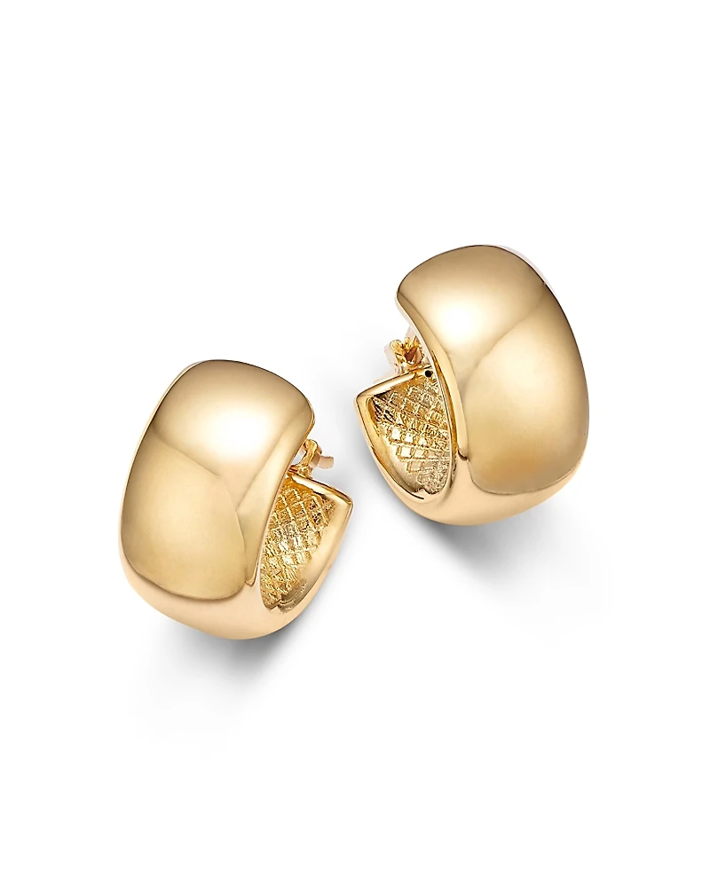 Bloomingdale's Fine Collection Polished Huggie Hoop Earrings