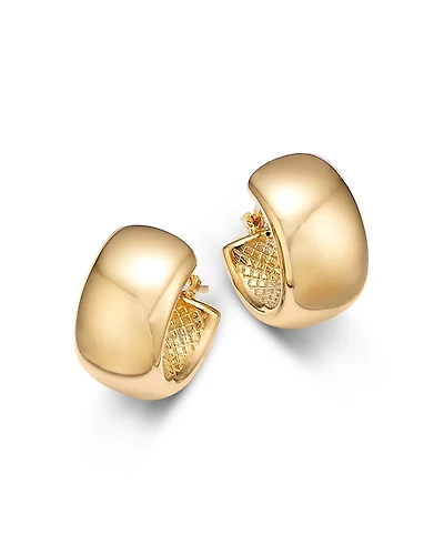 Bloomingdale's Fine Collection Polished Huggie Hoop Earrings