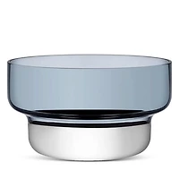 Small Contour Bowl, Steel Blue