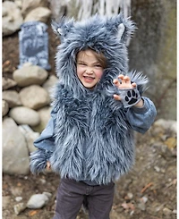 Big Bad Wolf Vest with Gloves Costume - Ages 3-6 Years