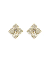 18K Gold Fiore Diamond Pavé Flower Stud Earrings