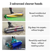 V15s Detect Submarine™ Wet & Dry Vacuum Cleaner | Yellow/Nickel