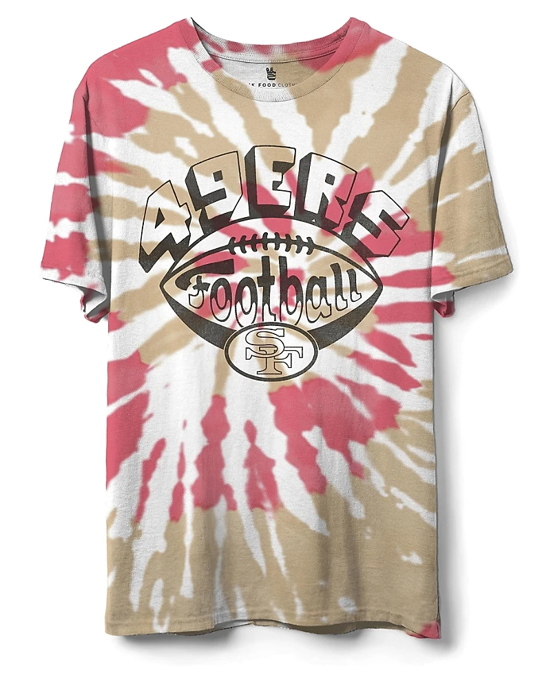 Junk Food Clothing Unisex Nfl San Francisco 49ers Football Tie Dye Tee