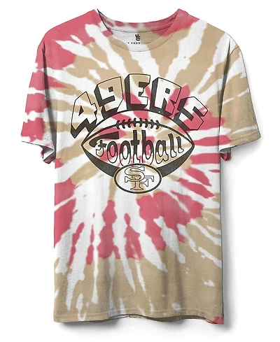 Junk Food Clothing Unisex Nfl San Francisco 49ers Football Tie Dye Tee