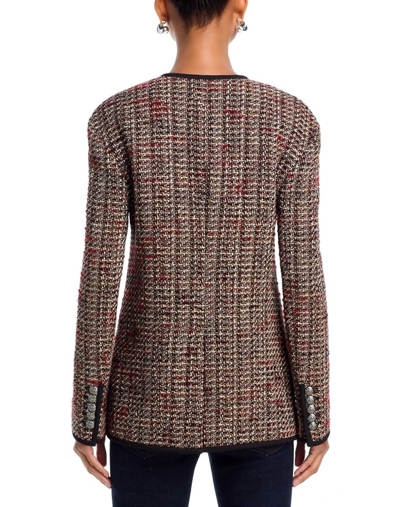 Watkins Dickey Tweed Collarless Jacket