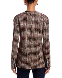 Watkins Dickey Tweed Collarless Jacket