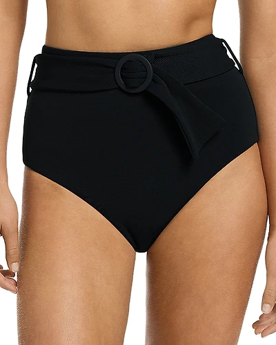 Jets Isla Rib High Waist Bikini Bottom