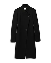 Maude Wool-Blend Longline Double-Breasted Coat