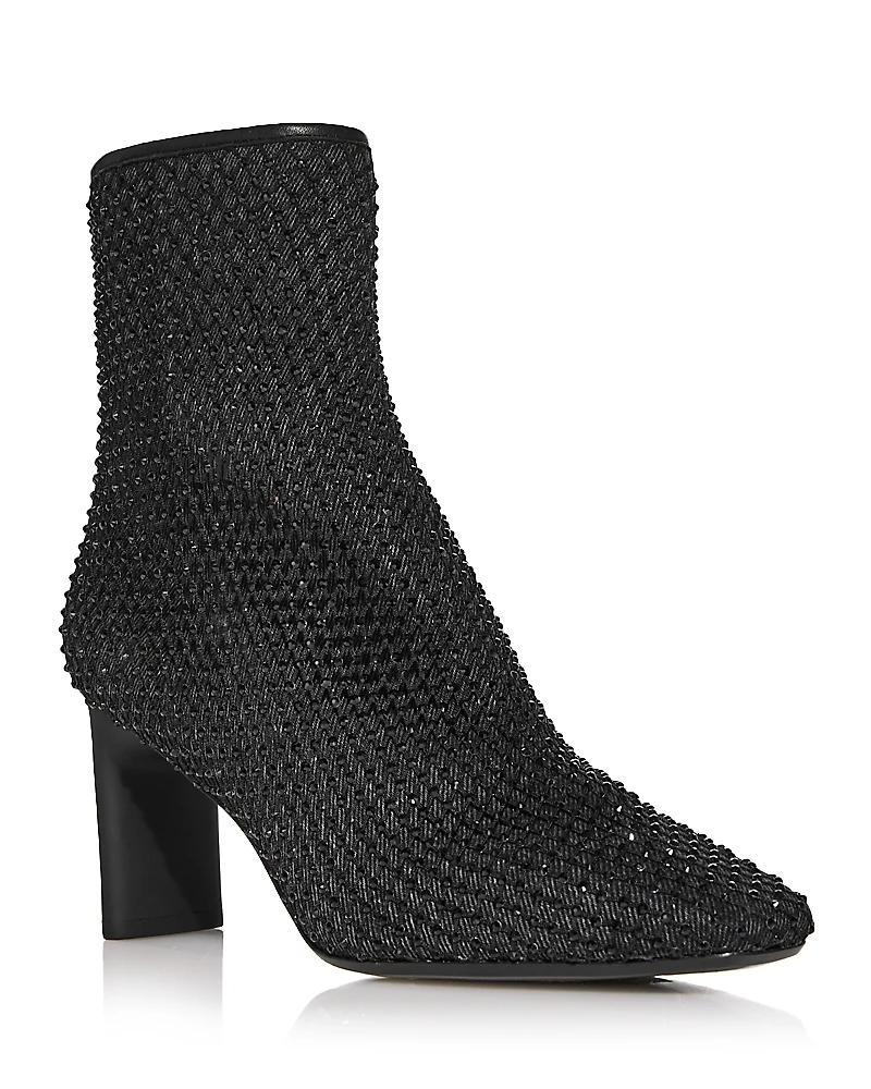 rag & bone Women's Aja Pointed Toe Diamante High Heel Ankle Boots