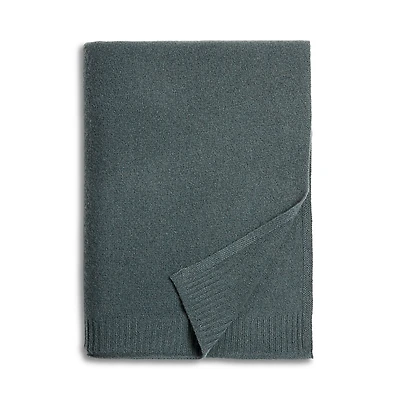 Aqua 100% Cashmere Throw Blanket - Exclusive