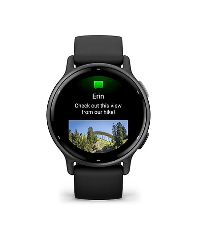 Garmin vivoactive 5, Slate Bezel w/Black Case & Band Watch / Fitness Tracker