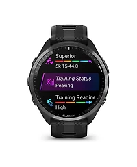 Garmin Forerunner 965 Watch, Black/Powder Gray