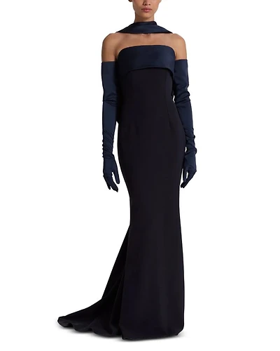 Roshana Strapless Gown