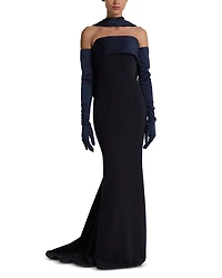 Safiyaa Roshana Strapless Gown
