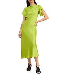Hobbs London Limited Tremeer Flutter Sleeve Dress