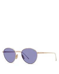 Slim Round Sunglasses, 49mm