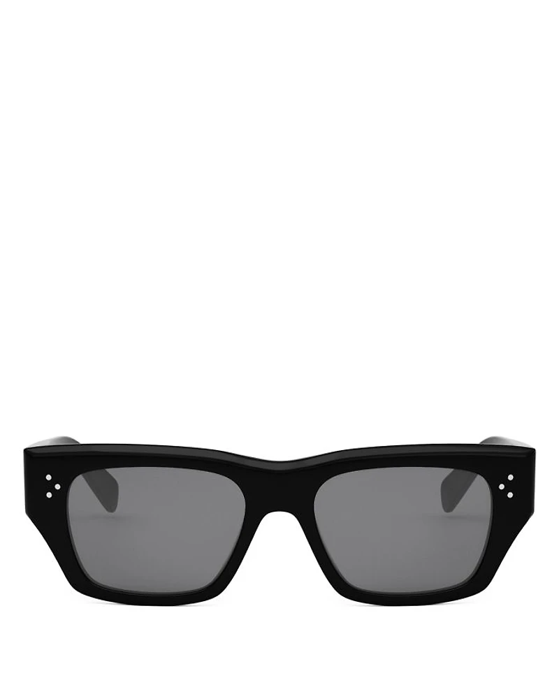 3 Dots HD Geometric Sunglasses, 53mm
