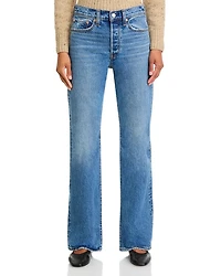 Wedgie High Rise Boot Cut Stretch Jeans Fair Point