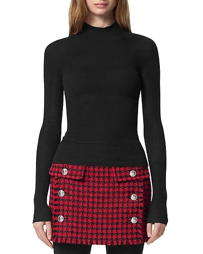 Versace Merino Seamless Ribbed Sweater