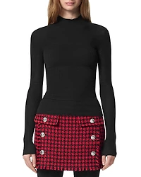 Versace Merino Seamless Ribbed Sweater