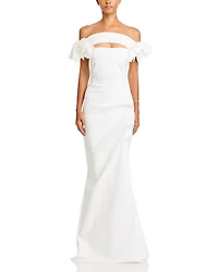 Gosiana Off-the-Shoulder Gown