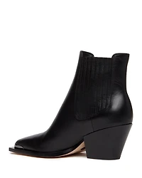 Women's Lyra Pointed Toe Stretch Block Heel Ankle Boots