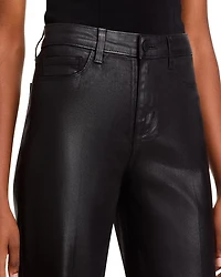 Clayton High Rise Wide Leg Jeans Noir Coated