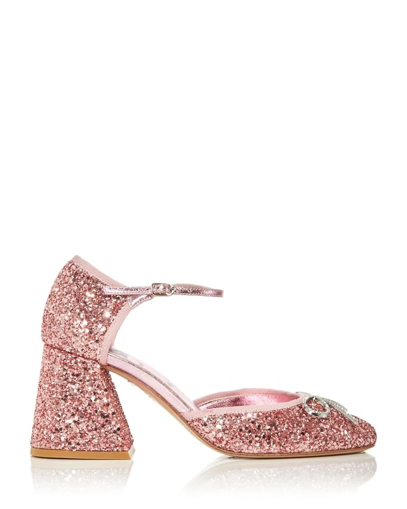 Women's Pirouette Bow Embellished Pumps