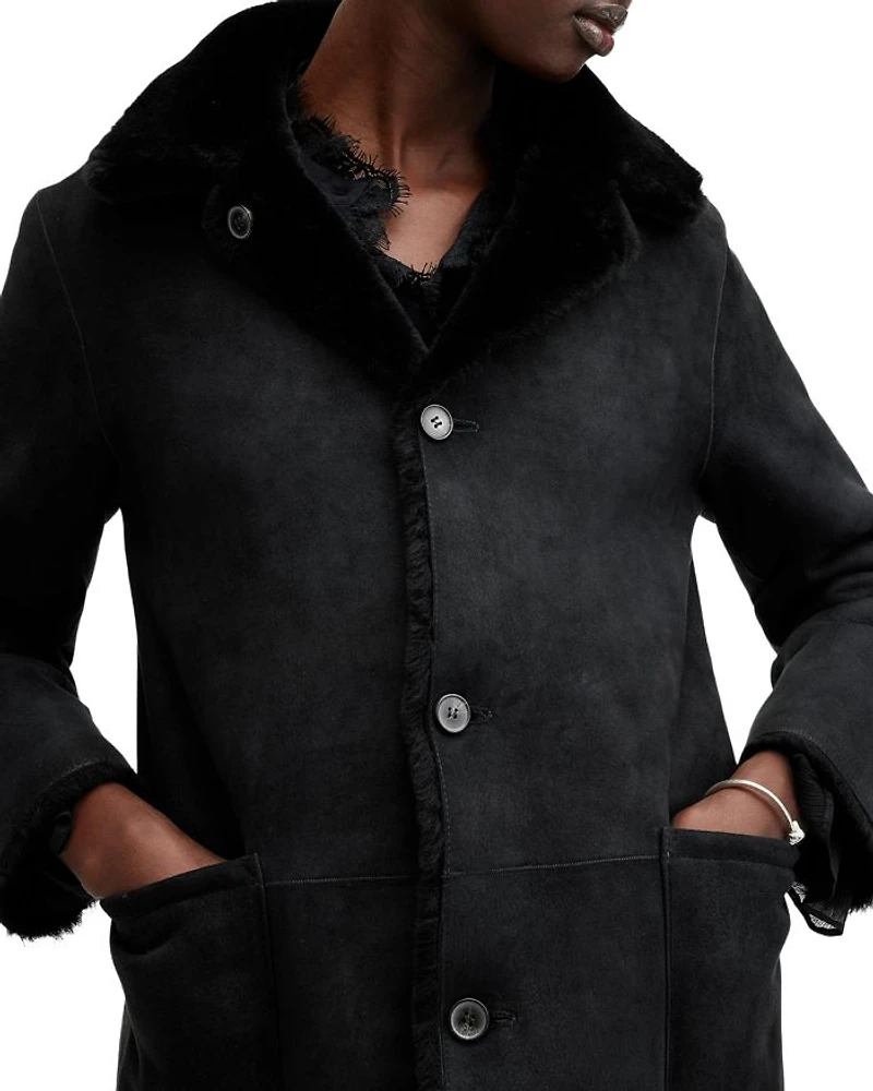 Serra Reversible Shearling Coat