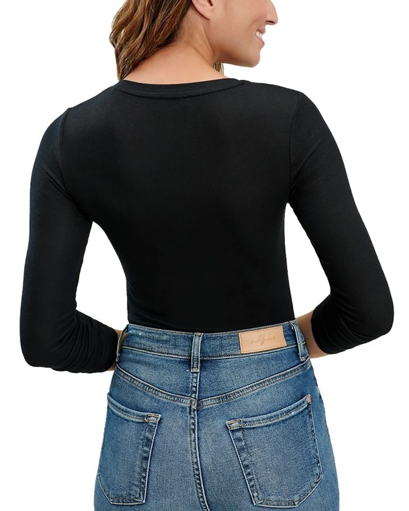 Valley Long-Sleeve V-Neck Tee