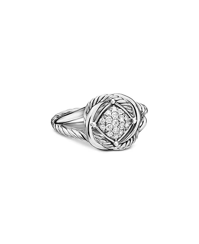 Infinity Ring with Diamonds