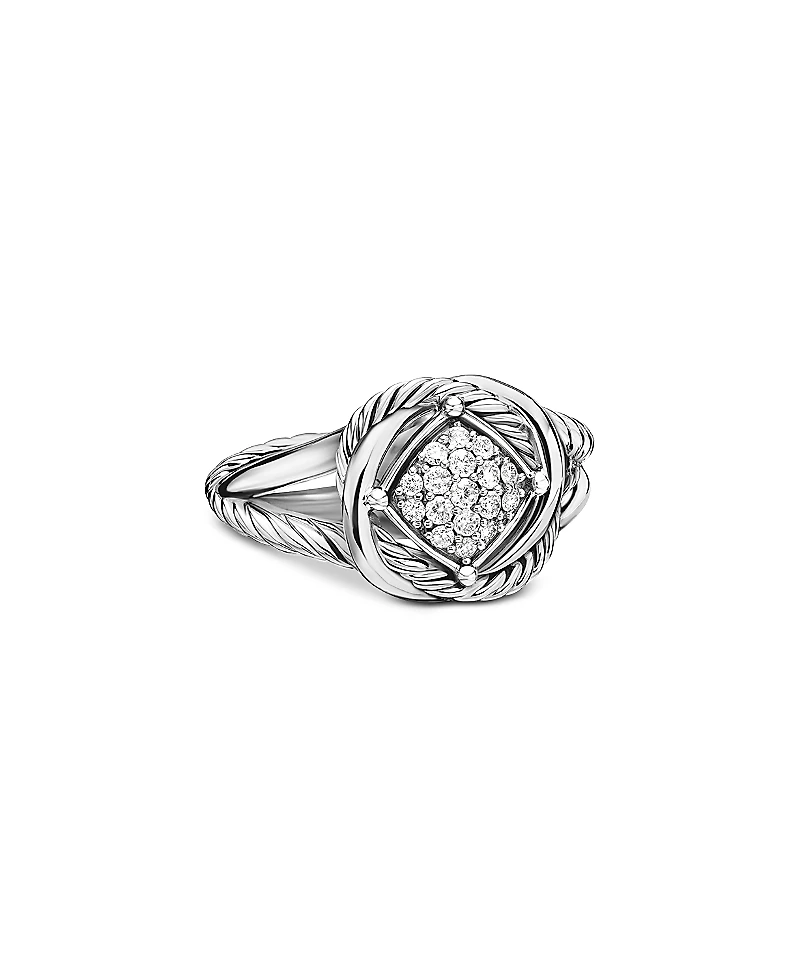 David Yurman Infinity Ring with Diamonds