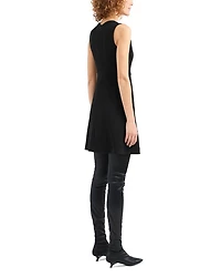 Rosette Trim Dress