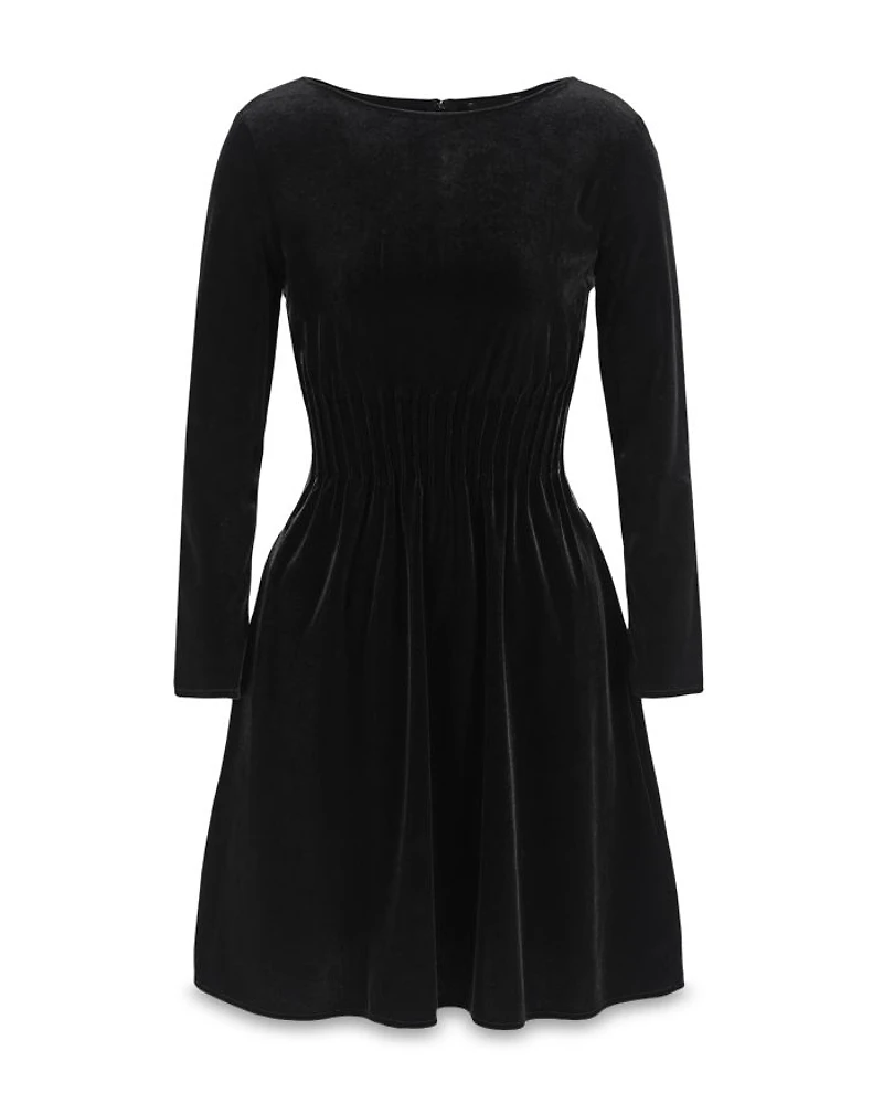 Stretch Chenille Velvet Dress