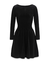 Stretch Chenille Velvet Dress
