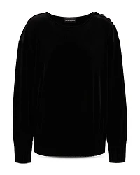 Chenille Pullover Sweatshirt