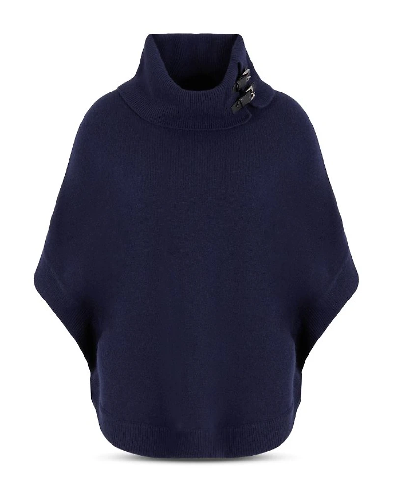 Wool & Cashmere Poncho Sweater
