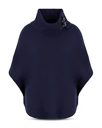 Wool & Cashmere Poncho Sweater
