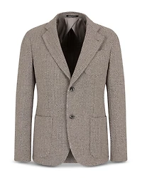 Modern Fit Knit Herringbone Sport Jacket