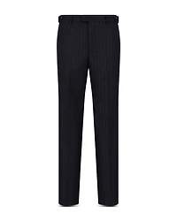 Wool Stretch Stripe Regular Fit Pants