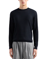 Emporio Armani Travel Essentials Ribbed Effect Wool Sweater