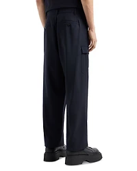 Cool Wool Regular Fit Pleated Cargo Pants