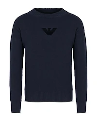Embroidered Eagle Logo Sweater